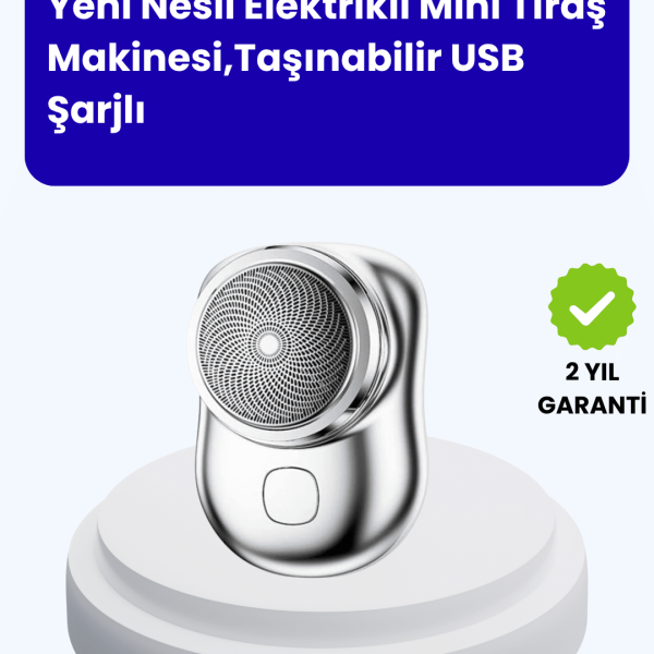 Cep Tipi Elektrikli Tıraş Makinesi – Güçlü, Sessiz, Su Geçirmez ve Ultra Taşınabilir