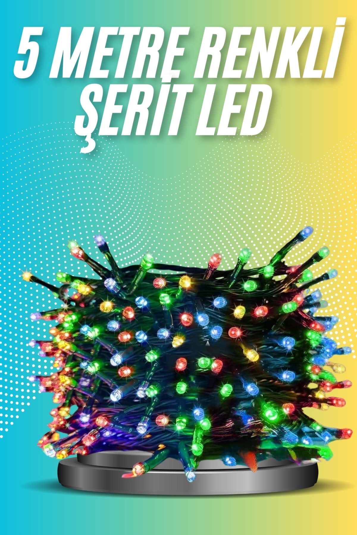5 Metre Renkli Led Işık Her Ortama Uygun Dekoratif Aydınlatma - Görsel 1