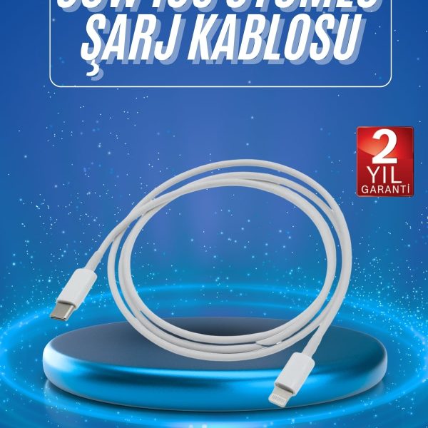 Type-C Ligtning 30W İOS Şarj Kablosu Hızlı Şarj Kablosu