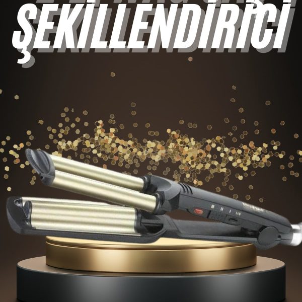 İkili Wag Maşa Saç Şekillendirici Seramik Kaplama Isı Ayarlı