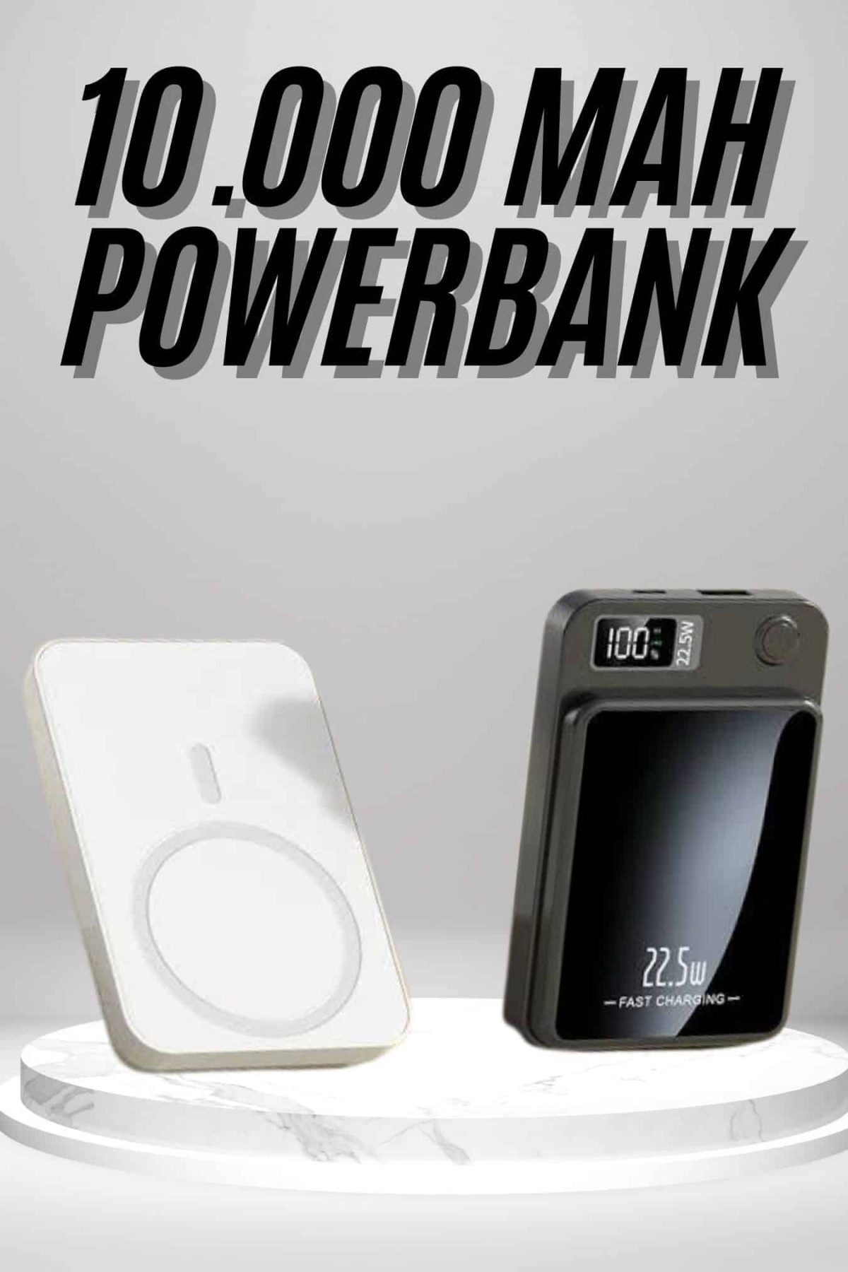 Magsafe Hızlı Şarj 10.000 Mah Wireless Şarj Powerbank Android ve İOS Uyumlu - Görsel 1