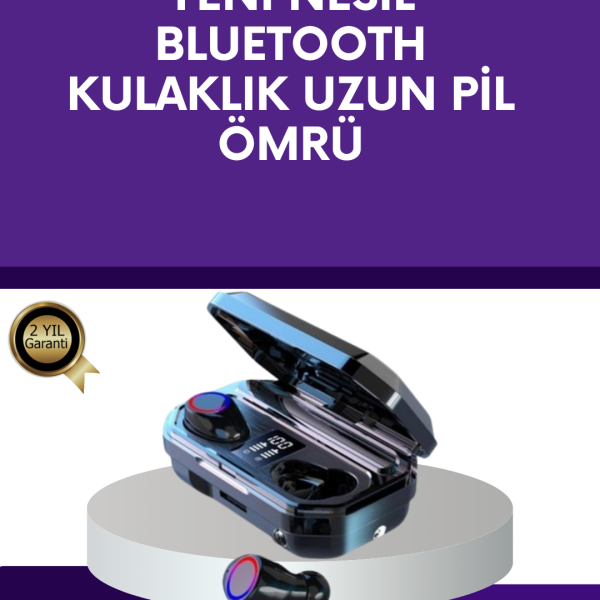 Uzun Pil Ömürlü Kablosuz Kulaklık – 4 Saat Kesintisiz Kullanım