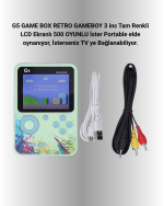 500 Oyun Hafızalı G5 Game Box – Renkli LCD Ekranlı - Görsel 2