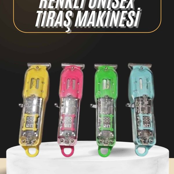 Tıraş Makinesi Renkli Dijital Göstergeli Epilasyon Öncesi Kısaltma Makinesi