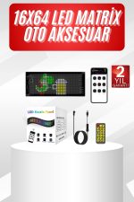 Led Ekran Matrix Panel Dijital Araba Yazısı RGB 16x64