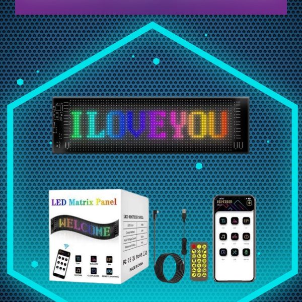 Digital Araba Yazısı Ekran Matrix En Büyük Boy 16X96 Matrix LED Panel