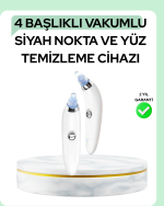 Cilt Dostu Vakumlu Siyah Nokta Temizleyici – Siyah Nokta, Yağ ve Makyaj Kalıntılarına Karşı Etkili Temizlik Cihazı