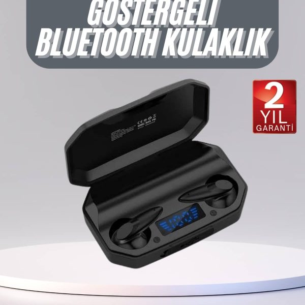 Rgb Işıklı Çift Mikrofonlu Siyah Profesyonel Oyuncu Kulaklığı Kablosuz Kulakiçi