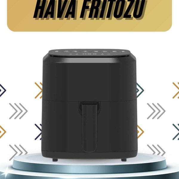 4L Airfryer Hazneli Hava Fritözü Yağsız Fritöz Taşınabilir Fırın İşlevi Gören Pratik