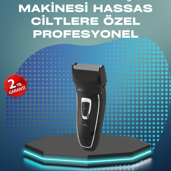 Kablosuz Kuru Tıraş Makinesi Folyo Başlıklı