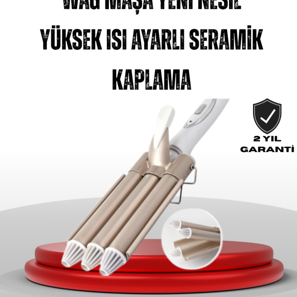 Ayarlanabilir Isılı Bukle Saç Maşası