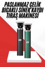 Saç Sakal Ense Paslanmaz Çelik T-Bıçak Vücut Tıraş Makinesi
