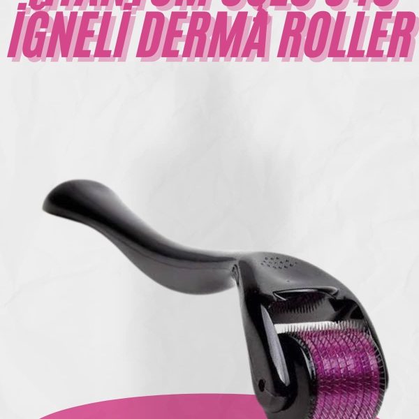 Dermaroller Titanyum 540 Iğneli 1 Mm Saç Kaş Sakal Serum Kullanıma Uygun
