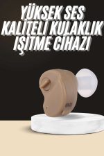 Mini Kulak İçi İşitme Cihazı Tekli Pilli Uzun Ömürlü Ses Kaliteli