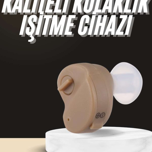 Mini Kulak İçi İşitme Cihazı Tekli Pilli Uzun Ömürlü Ses Kaliteli