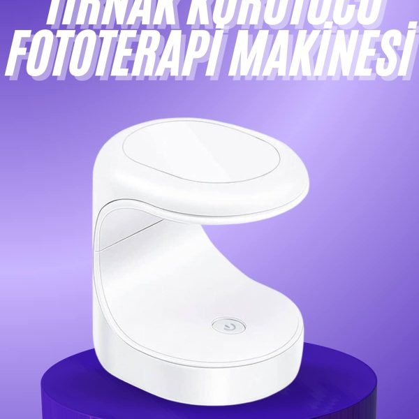 Seyehat Tipi Mini Oje Kurutucu Ultraviole Mor Işık Protez Tırnak Kurutucu