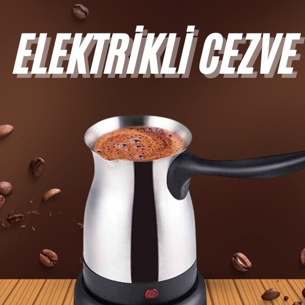Elektrikli Türk Kahvesi Makinesi Elektrikli Cevze Telveli