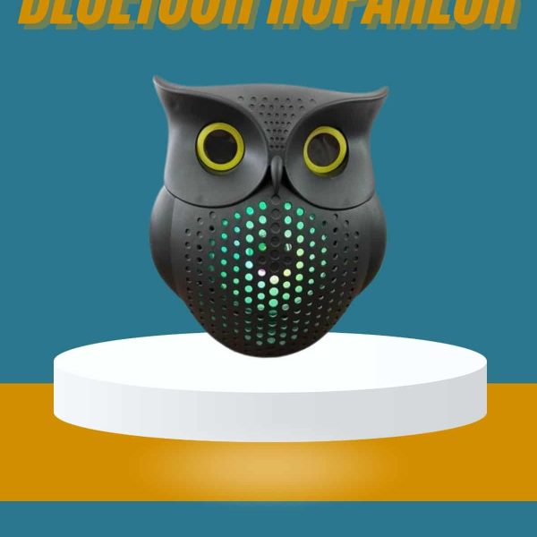 Baykuş Görünümlü Işıklı Bluetooth Speaker Bluetooth Hoparlör
