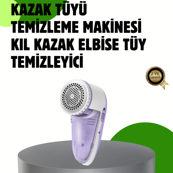 Pamuk Tiftik Tüy Temizleme Makinesi 5W – 3 Bıçaklı Sistem