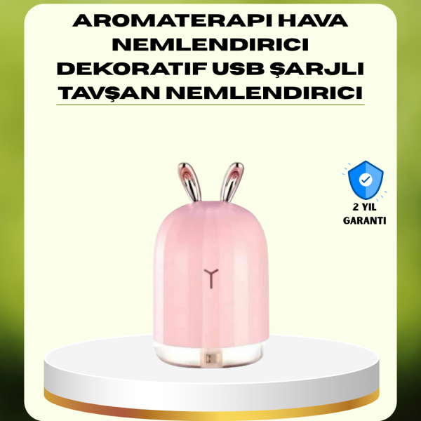 200 ml Ultrasonik Aroma Difüzör ve Hava Nemlendirici Gece Lambalı
