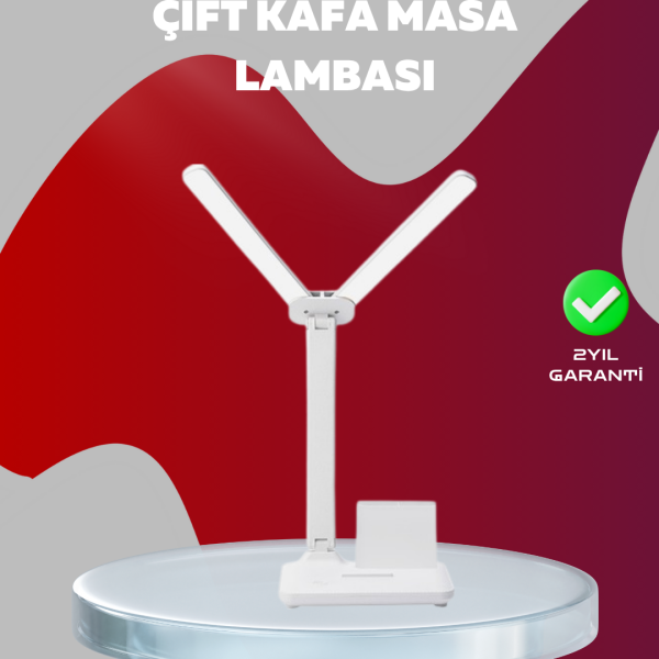 Kısılabilir LED Masa Lambası – Kalemlik, Telefon Standı ve Okuma Işığı Bir Arada