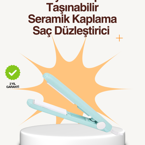 Seramik Kaplamalı, Saç Hasarını Azaltan Kısa Saçlara Uygun Bukle Maşası
