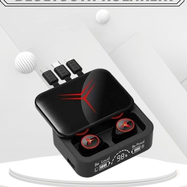Kablosuz Bluetooth Kulaklık Powerbank Özellikli Göstergeli Hd Mikrofon