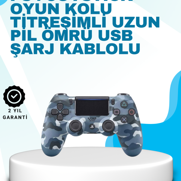 Dokunmatik Kontrollü Oyun Kolu – Menü Geçişleri ve Komutlar İçin Kolay Erişim