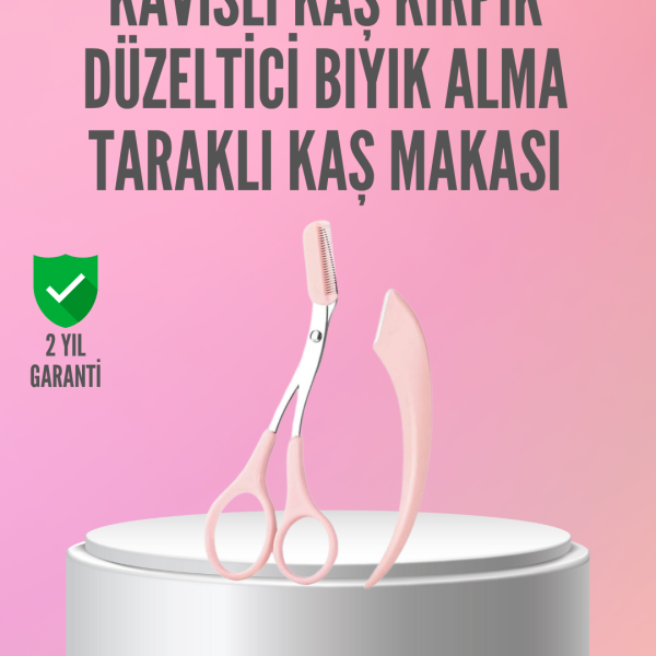 Kaş ve Kirpik Şekillendirme İçin Yüz Bakım Makası