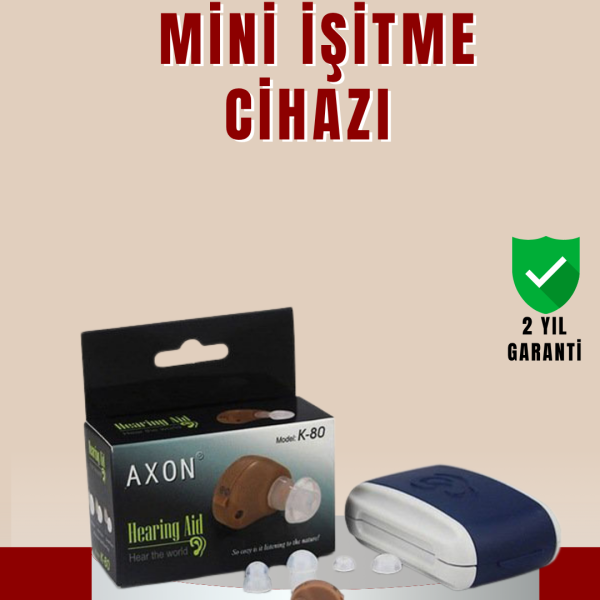 Kulak İçi Ergonomik İşitme Destek Cihazı
