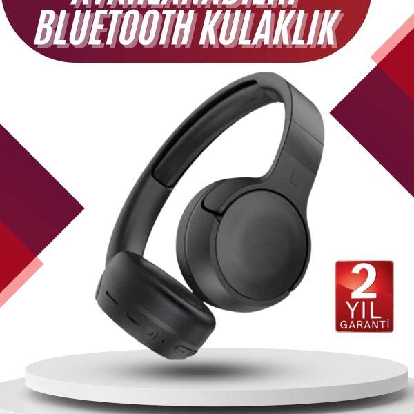 Yeni Nesil Kulak Üstü Bluetooth Kulaklık Type-C Girişli Yüksek Ses Kaliteli