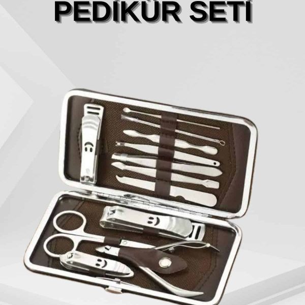 12 Parça El Ayak Temizleme Pense Kir Temizleme Aparatı Kaş Cımbızı