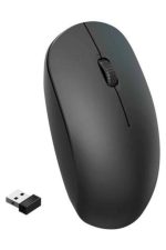 Ergonomik Tasarım Kablosuz Siyah Mouse Hassas Uzun Ömürlü - Görsel 3