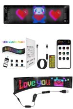 Kumandalı App Kontrollü LED Ekran 16X192 Led Matrix Araç Camı Yazısı - Görsel 5