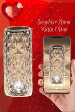 Sevgililer Gününe Özel Romantik Kristal Gece Lambası Sevgiliye Hediye - Görsel 5