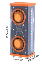 Bluetooth Hoparlör Taşınabilir Hoparlör 5.0 Bluetooth TWS Stereo Kablosuz - Görsel 5