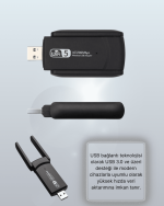 USB 3.0 Wireless Adaptör – 2.4GHz & 5GHz Destekli - Görsel 5