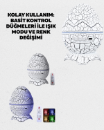 Bluetooth Hoparlör Özellikli 7 Renkli Gece Aydınlatması - Görsel 3