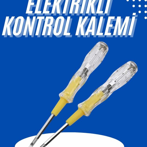 Çift Uçlu Kontrol Kalemi Elektrik Test Kalemi Şeffaf
