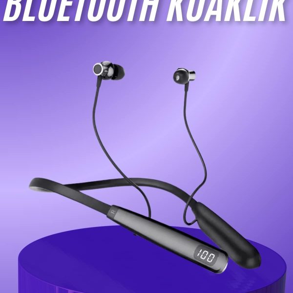 Bluetooth Kulaklık Şarj Göstergeli 100 Saat Şarj Kapasiteli Sporcu Kulaklık