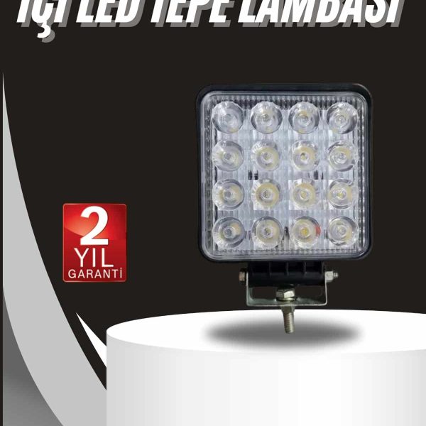 Oto Lamba 10 Led Işık Ayarlanabilir Yüksek Aydınlatmalı Beyaz Far