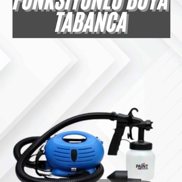 Taşınabilir Elektrikli Boya Tabancası Profesyonel Motor Yapısı Omuz Askılı Hazneli