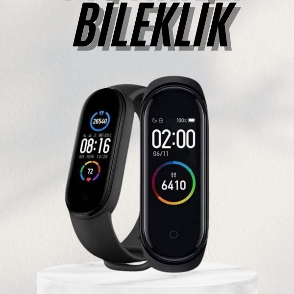 Akıllı Bileklik Android ve İOS Uyumlu Bildirim ve Çağrı Görme Spor Takibi