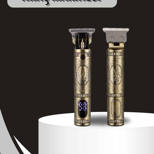 Metal Gövdeli Saç Sakal Çizim Kesme Tıraş Makinesi Kısaltma Makinesi
