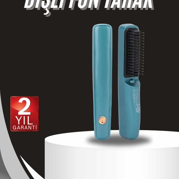 Sıkı Dişli Fön Tarak İyon Özelliği Saç Düzleştirici Tarak