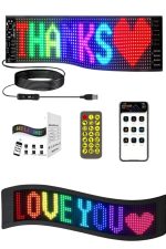 Matrix Led 16x192 Cama Yapışan Telefon Kontrollü Panel Dijital Ekran Kumandalı - Görsel 2