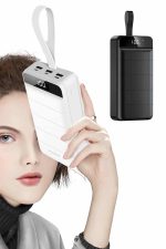 50.000 Mah Powerbank Turbo Hızlı Led Göstergeli Android İOS Uyumlu Taşınabilir Askılı - Görsel 2