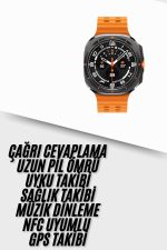 Yeni Nesil Çağrı Cevaplayabilen 47 MM Titreşimli Çok Fonksiyonlu Akıllı Saat - Görsel 2