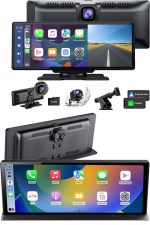 4K 10.2 İnç Çift Kameralı Araç Multimedya Ekranı CarPlay Kablosuz Tüm Cihazlara Uyumlu - Görsel 2