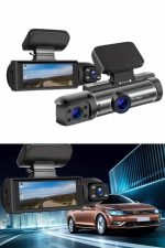 Araç İçi Full Hd Kamera Ön ve Arka Kameralı Ekranlı Araç Kamerası - Görsel 2